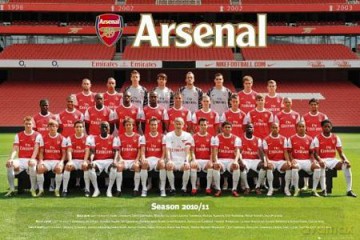 Arsenal Team Photo 10/11 [PLAKAT]