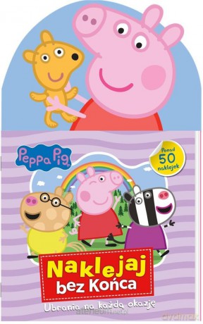 Świnka Peppa. Naklejaj bez końca cz.2 Ubrania [KSIĄŻKA]