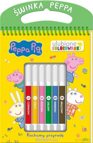 Świnka Peppa. Ulubione kolorowanki cz.2 [KSIĄŻKA]