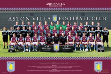 Aston Villa Team Photo 12/13 [PLAKAT]