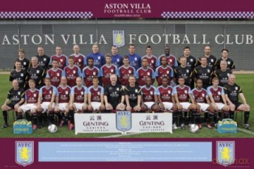 Aston Villa Zdjęcie Drużynowe 11/12 [PLAKAT]