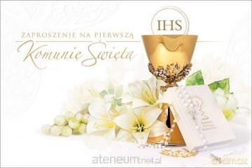 Zaproszenie Komunia Z. C6-364 (10szt.)