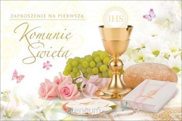 Zaproszenie Komunia Z. C6-367 (10szt.)