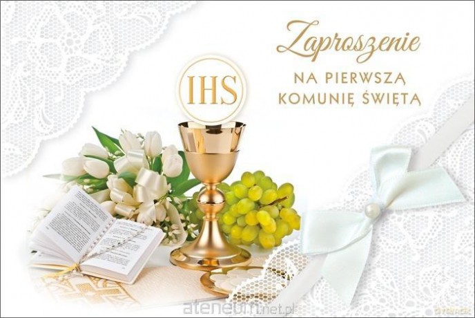Zaproszenie Komunia Z. C6-596 (10szt.)