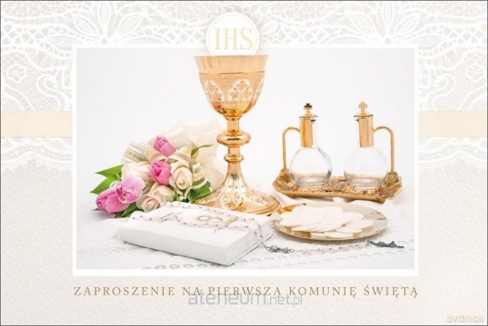 Zaproszenie Komunia Z. C6-602 (10szt.)