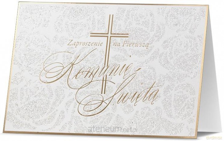 Zaproszenie Komunia Z.Star-32 (5szt.)
