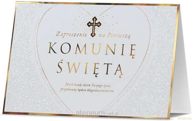 Zaproszenie Komunia Z.Star-40 (5szt.)
