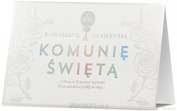 Zaproszenie Komunia Z.Star-49 (5szt.)