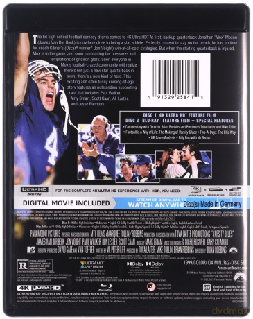 Varsity Blues (Luz blues) [Blu-Ray 4K]+[Blu-Ray]