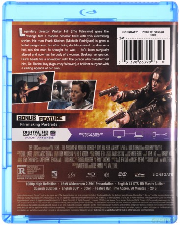 The Assignment (Mścicielka) [Blu-Ray]+[DVD]