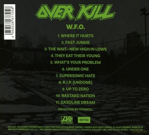 Overkill: W.F.O. [CD]