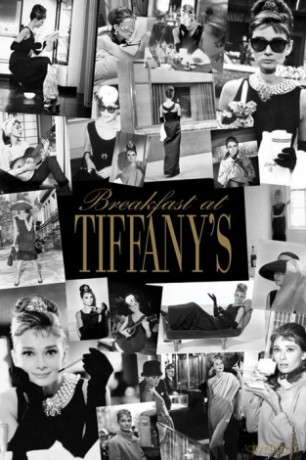 Audrey Hepburn (Breakfast At Tiffany's Collage) [PLAKAT]