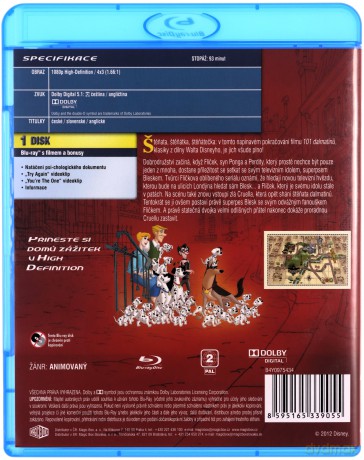 101 Dalmatians II: Patch's London Adventure (101 dalmatyńczyków II: Londyńska przygoda) [Blu-Ray]