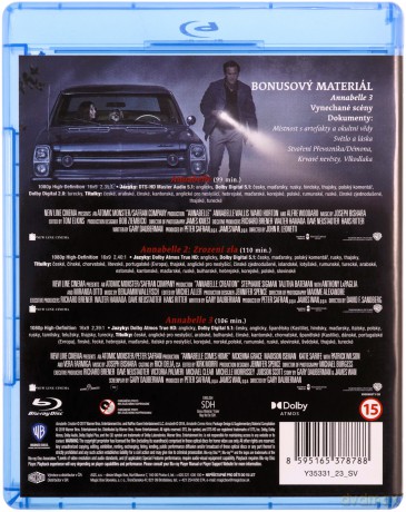 Annabelle 1-3 [Blu-Ray]
