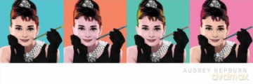 Audrey Hepburn (Pop Art.) [PLAKAT]