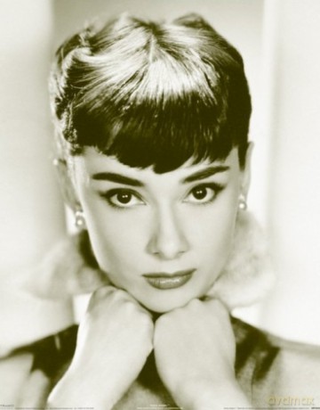 Audrey Hepburn (Sepia) [PLAKAT]