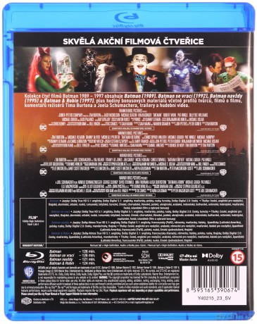 Batman 1-4 Kolekcja [4xBlu-Ray]
