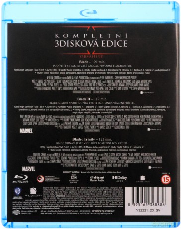 Blade 1-3 [3xBlu-Ray]