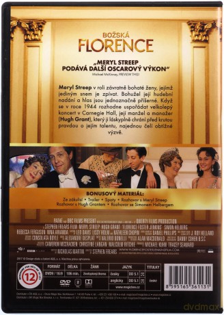 Florence Foster Jenkins (Boska Florence) [DVD]