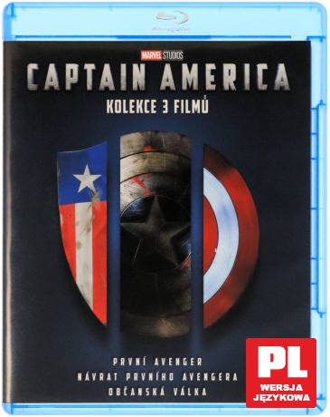 Captain America 1-3 Kolekcja [3xBlu-Ray]