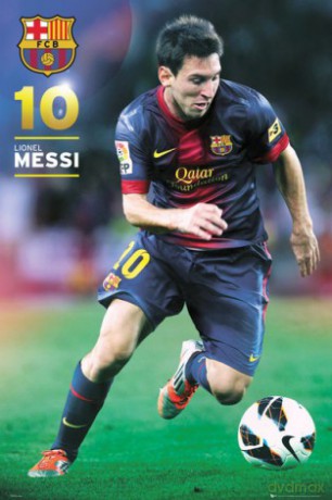 Barcelona Messi 12/13 Action [PLAKAT]