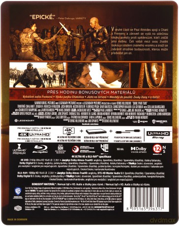 Diuna: Część druga (Diuna 2) (steelbook) [Blu-Ray 4K]+[Blu-Ray]
