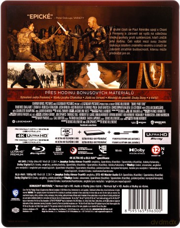 Diuna: Część druga (Diuna 2) (steelbook) [Blu-Ray 4K]+[Blu-Ray]