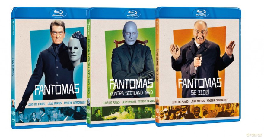 Fantomas /  Fantomas Unleashed / Fantomas vs. Scotland Yard (Fantomas / Fantomas powraca / Fantomas kontra Scotland Yard) [3xBlu-Ray]