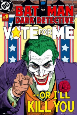 Batman Joker Vote For Me [PLAKAT]