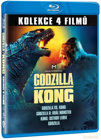 Godzilla vs. Kong 1-4 Kolekcja [4xBlu-Ray]