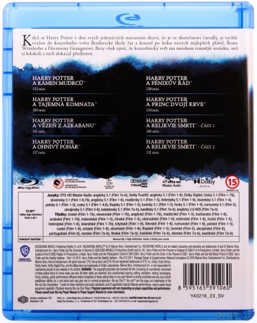 Harry Potter Kolekcja 1-8 [BOX] [8xBlu-Ray]