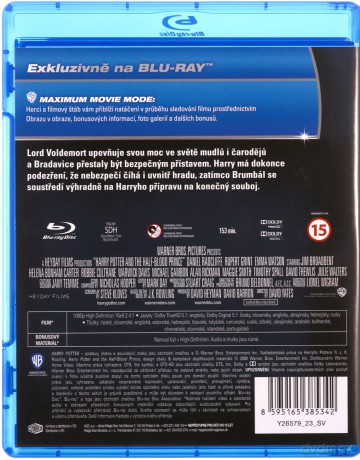 Harry Potter and the Half-Blood Prince (Harry Potter i Książę Półkrwi) [Blu-Ray]