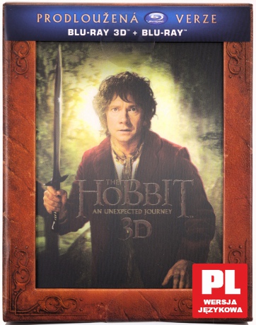 Hobbit: Niezwykła Podróż 3D (wydanie rozszerzone) [2xBlu-Ray 3D]+[3xBlu-Ray]