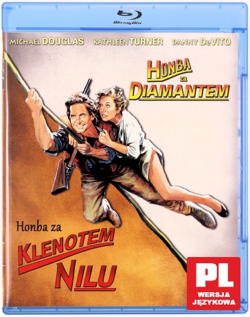 Miłość, szmaragd i krokodyl / Klejnot Nilu [2xBlu-Ray]