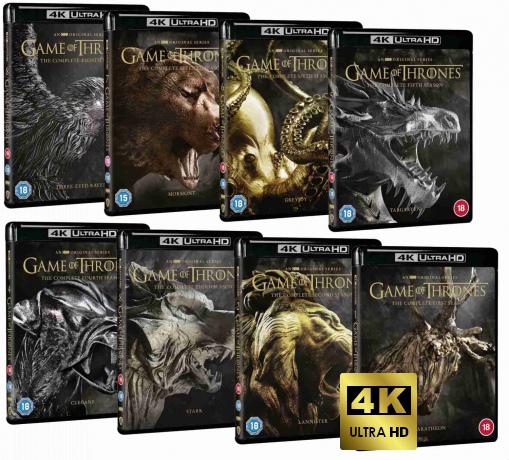 Game of Thrones Season 1-8 (Gra o Tron) [30xBlu-Ray 4K]
