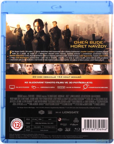 The Hunger Games: Mockingjay - Part 2 (Igrzyska śmierci: Kosogłos. Część 2) [Blu-Ray 3D+[Blu-Ray]