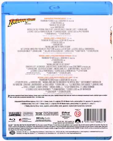 Indiana Jones 1- 4 Kolekcja [4xBlu-Ray]
