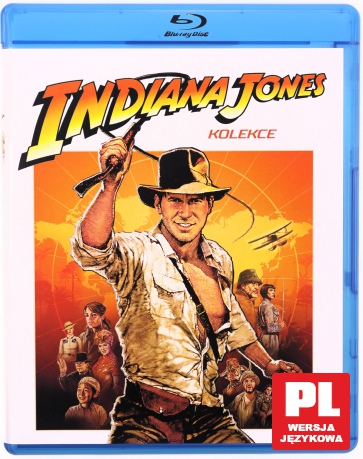 Indiana Jones 1- 4 Kolekcja [4xBlu-Ray]