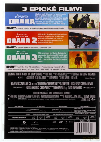 How to Train Your Dragon 1-3 (Jak wytresować smoka 1-3) [3DVD]