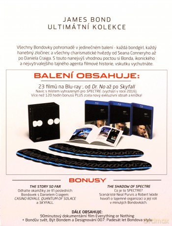 007 James Bond 50: Kolekcja Premium 23 filmów [BOX] [23xBlu-Ray]
