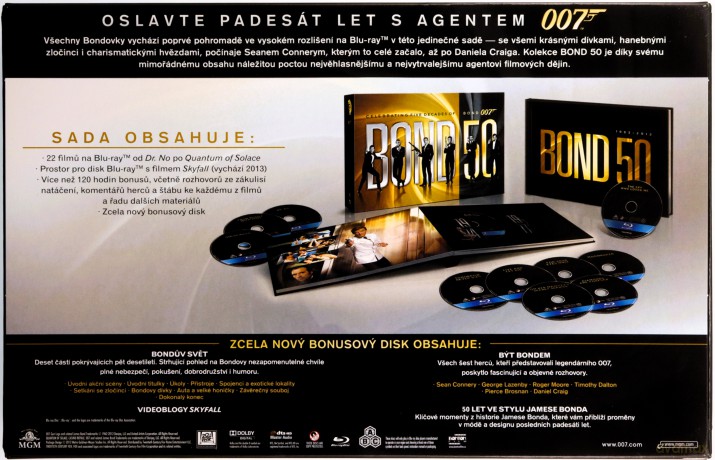 007 James Bond Kolekcja z okazji 50 rocznicy [24xBlu-Ray]