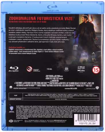 Łowca androidów (Blade Runner) [Blu-Ray]