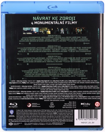 Matrix Kolekcja 4 filmów [4xBlu-Ray]