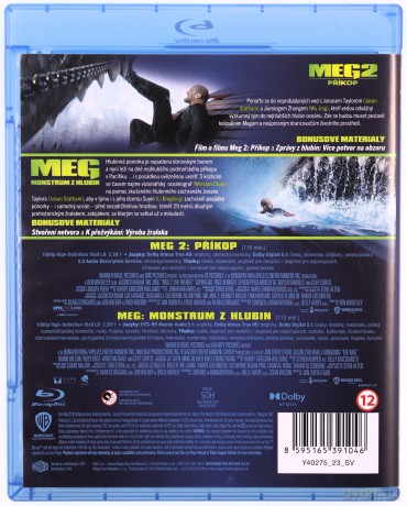 Meg / Meg 2: Głębia [2xBlu-Ray]