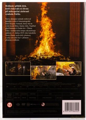 Notre-Dame on Fire (Notre-Dame płonie) [DVD]