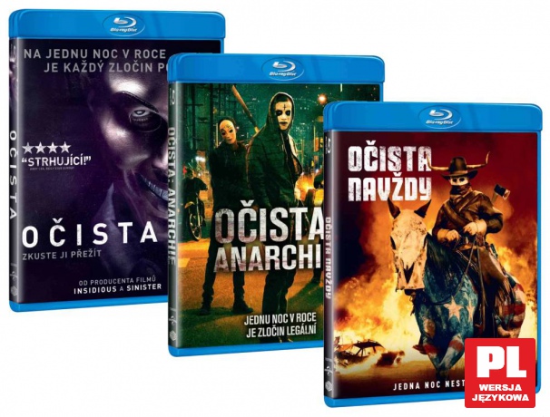 Noc oczyszczenia 1-3 [3xBlu-Ray]