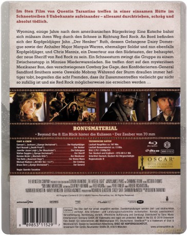 The Hateful Eight (Nienawistna ósemka) (steelbook) [Blu-Ray]
