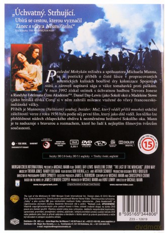 The Last of the Mohicans (Ostatni Mohikanin) [DVD]