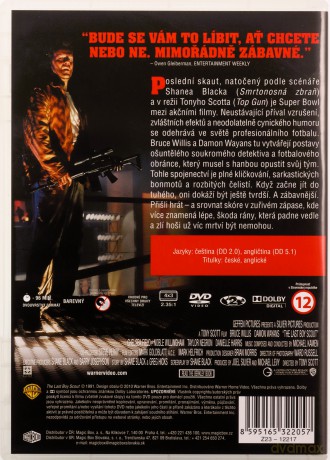 The Last Boy Scout (Ostatni skaut) [DVD]