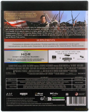 Patriota [Blu-Ray 4K]+[Blu-Ray]